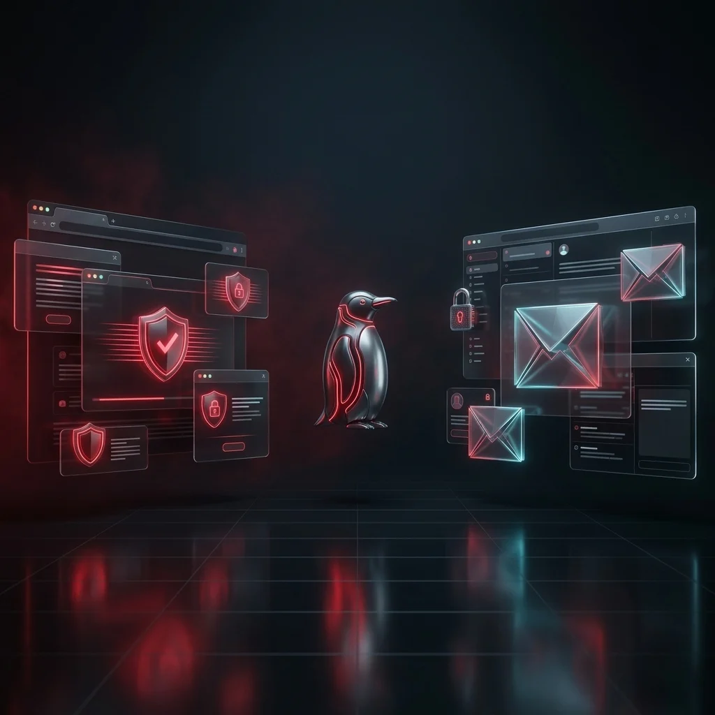 Rune browser &kappa;&alpha;&iota; Kron email client